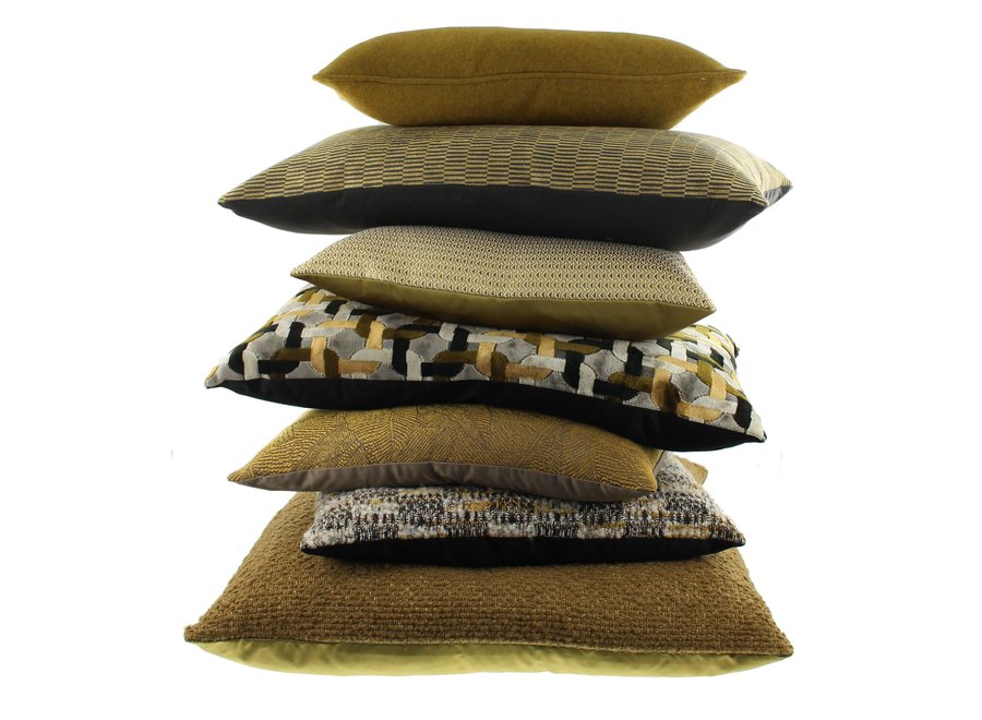 Coussin décoratif Charelle Mustard