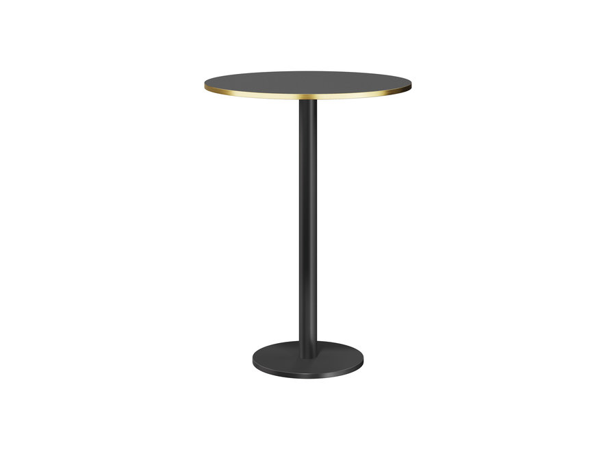 Bar table 'Marais' Round - Gold