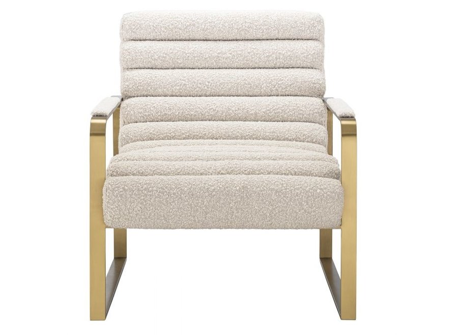 Fauteuil 'Olsen' - Bouclé cream