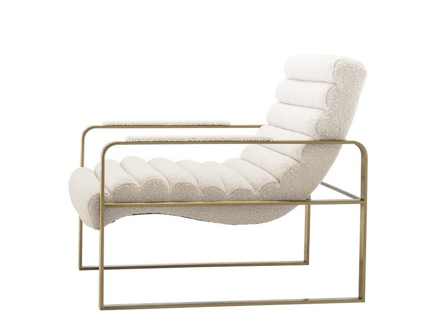 Fauteuil 'Olsen' - Bouclé cream