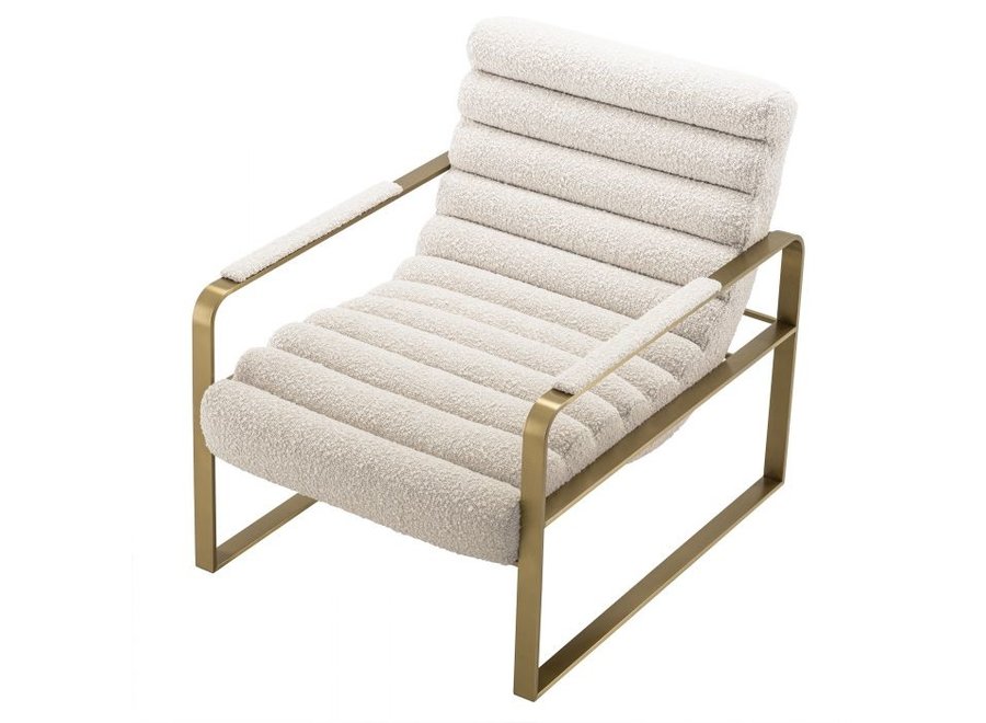 Fauteuil 'Olsen' - Bouclé cream