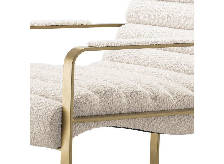 Fauteuil 'Olsen' - Bouclé cream