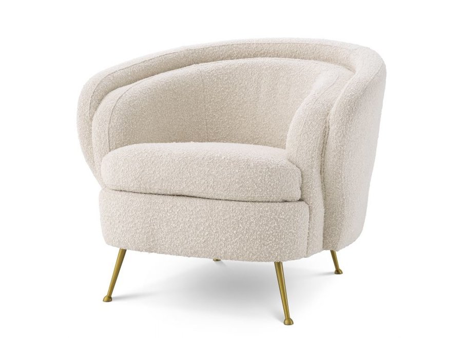 Chair 'Orion' - Bouclé cream