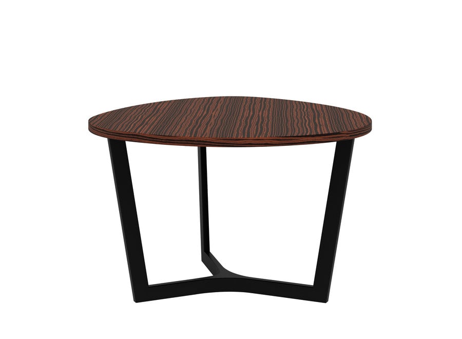 Dining table 'Java' - Macassar Wood Brown - S