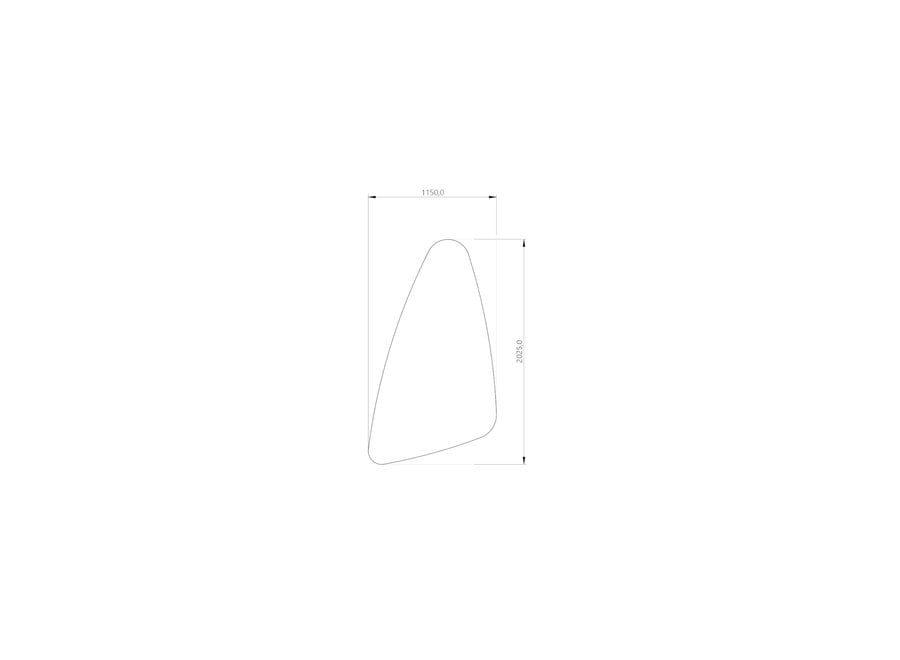 Dining table 'Java' - Walnut Wood Brown - M