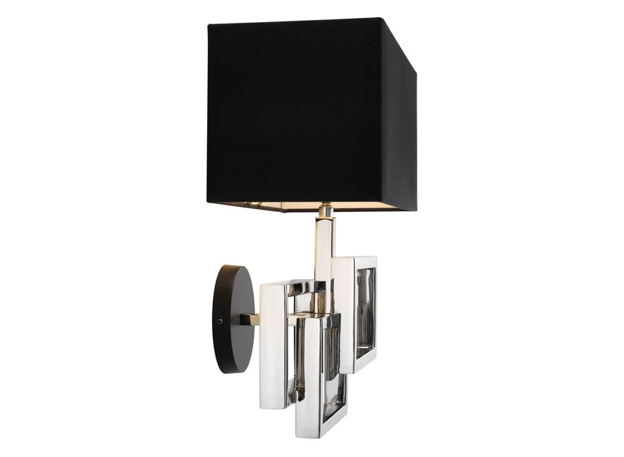 Wandlamp 'Windolf' - Nickel