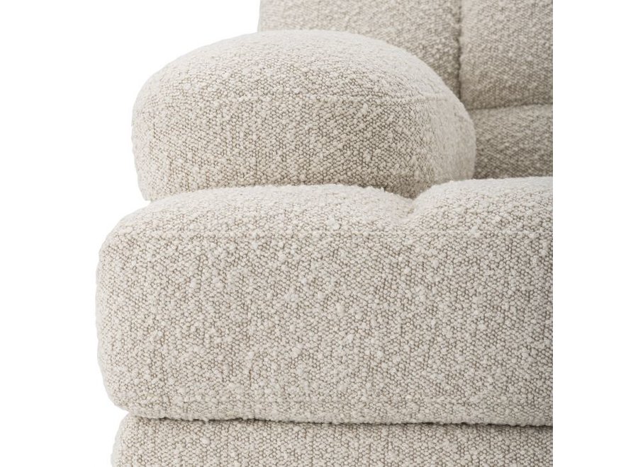 Sofa 'Dean' - Left - Bouclé cream