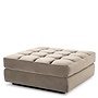 Sofa 'Dean' - Ottoman - Savona greige velvet