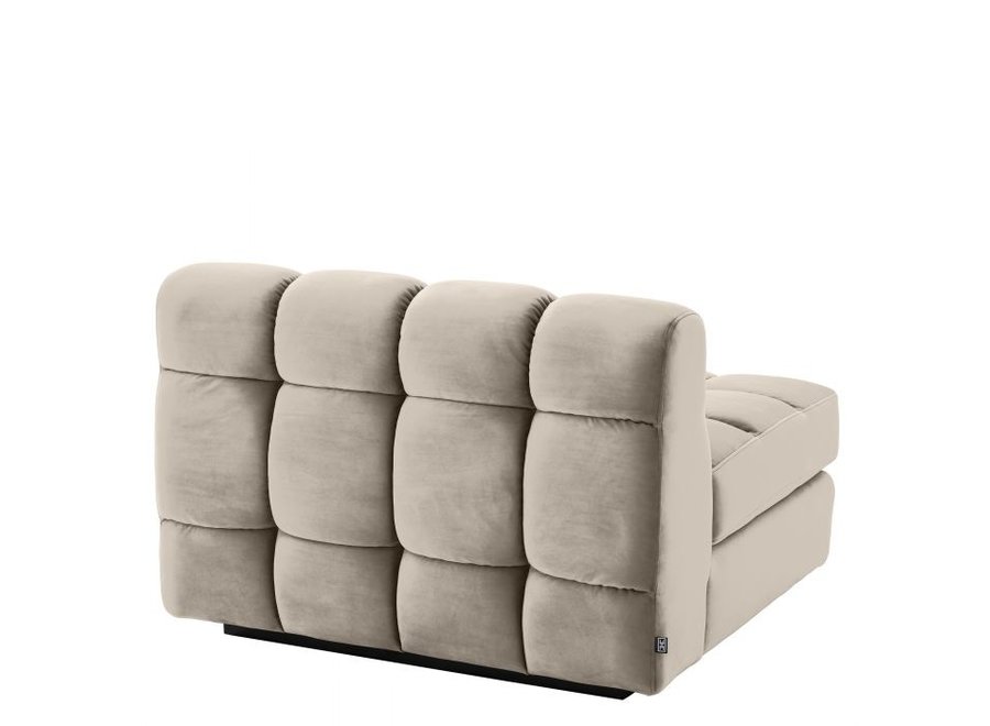 Sofa 'Dean' - Middle - Savona greige velvet