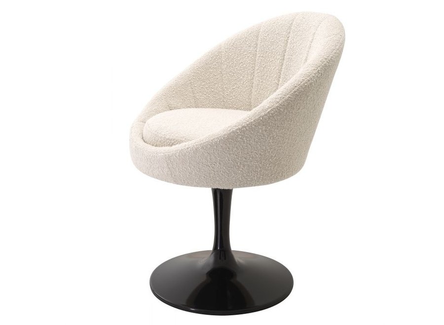 Eetkamerstoel 'O'Neill' - Bouclé cream
