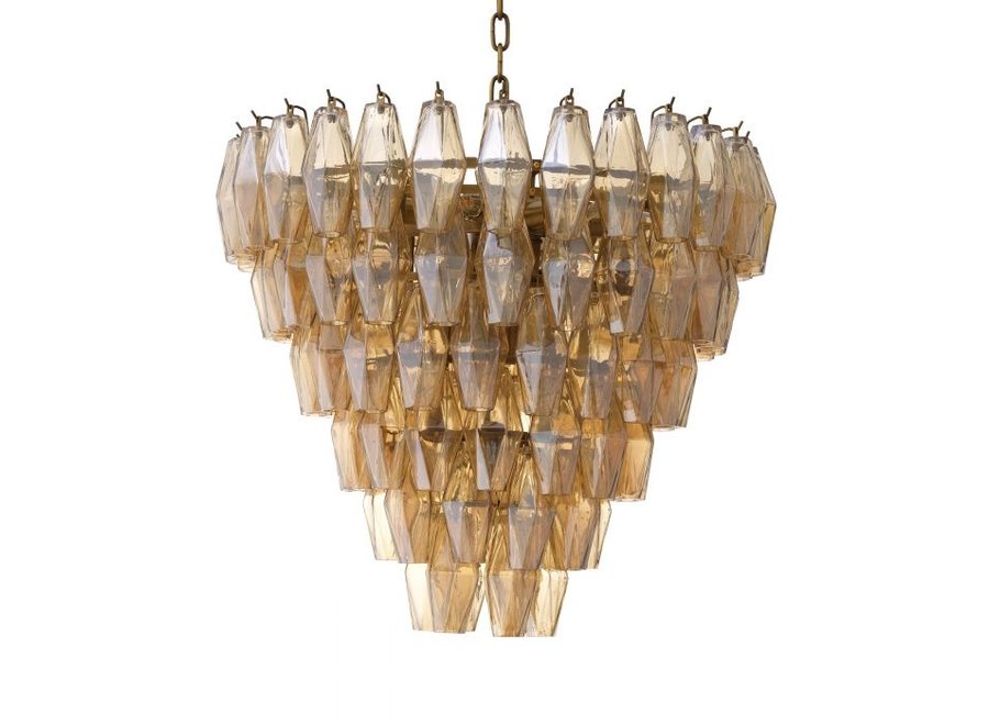 Chandelier 'Benini' - S - Amber