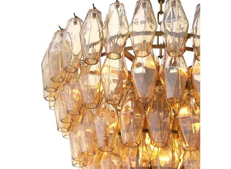 Chandelier 'Benini' - S - Amber