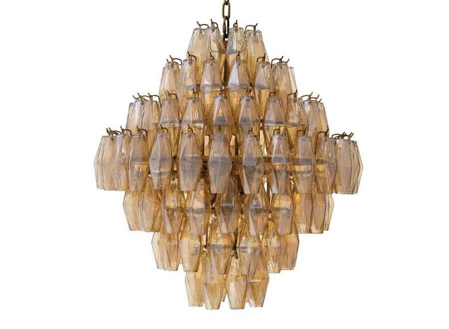 Chandelier 'Benini' - L - Amber