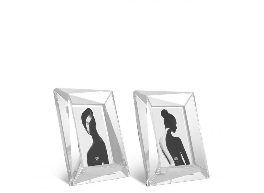 Photo frame 'Obliquity' Clear - S   - Set van 2