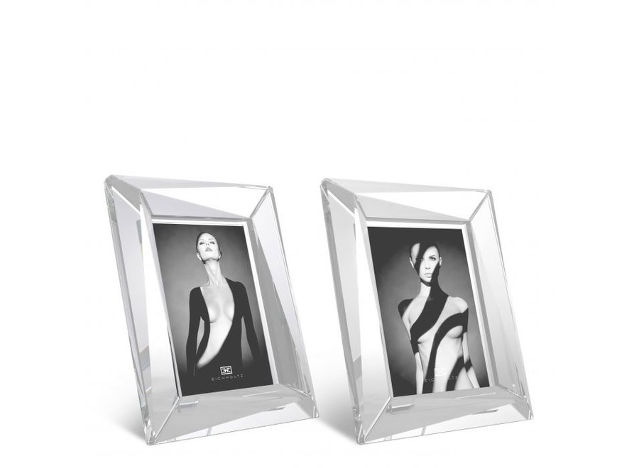 Photo frame 'Obliquity' Clear - L - Set van 2