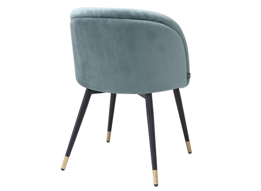 Chaise 'Chloé' set de 2 - Savona blue velvet