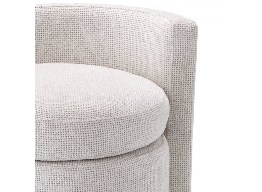 Polsterstool 'Arcadia' - Lyssa off-white