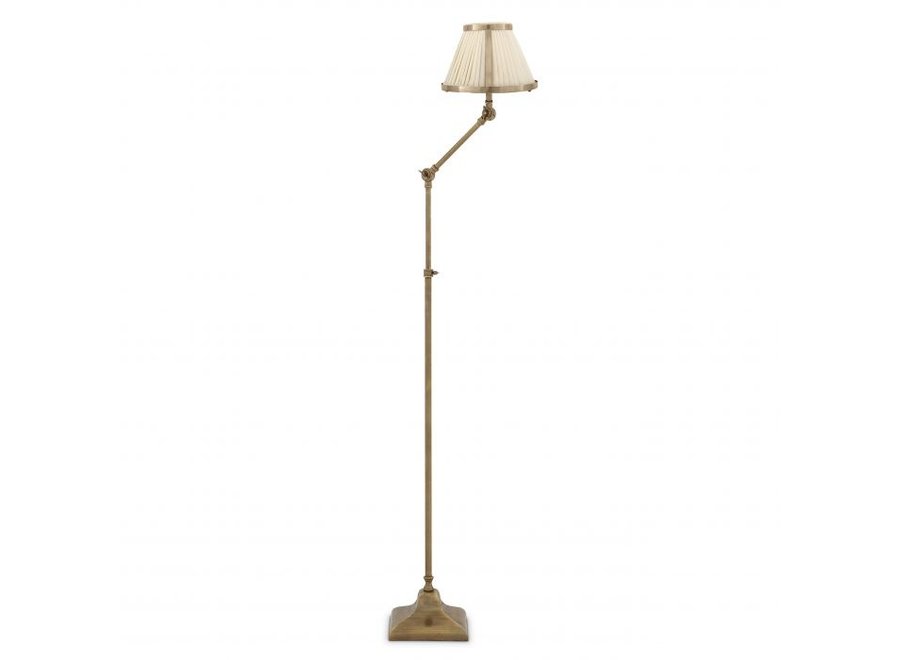 Vloerlamp 'Brunswick' Brass