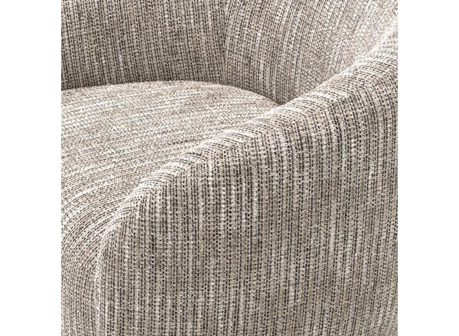 Swivel armchair 'Brice' - Mademoiselle beige