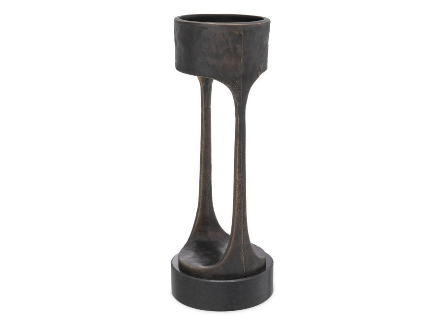 Kerzenhalter 'Bologna' L - Bronze