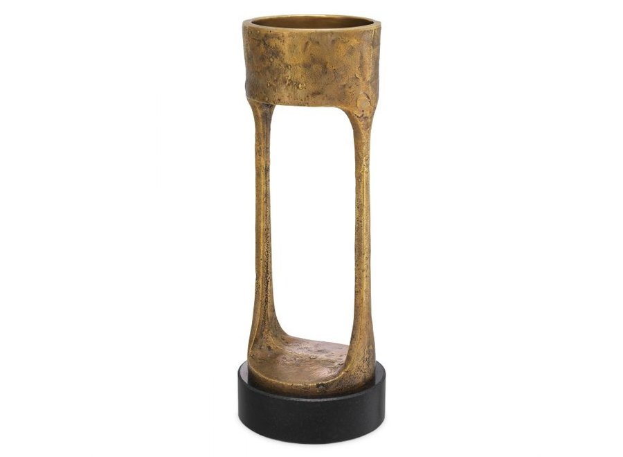 Candle holder 'Bologna' L- Brass