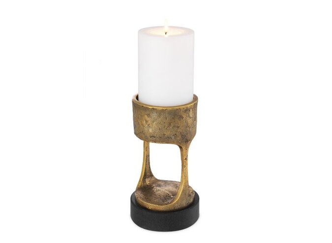 Candle holder 'Bologna' S - Brass