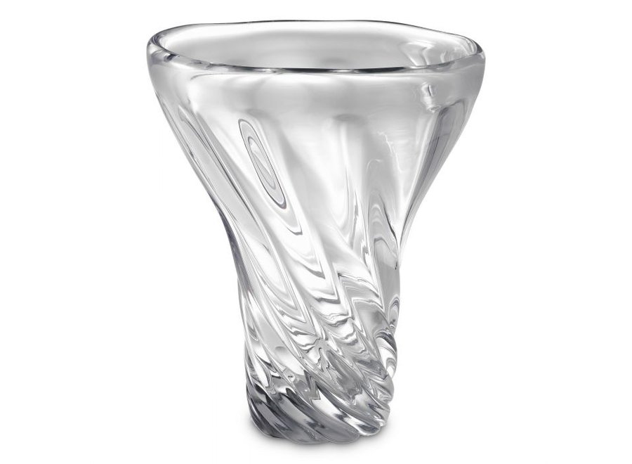 Vase 'Angelina' - Clear glass