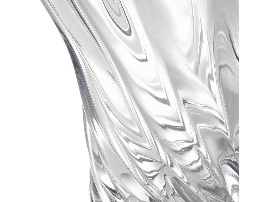 Vase 'Angelina' - Clear glass