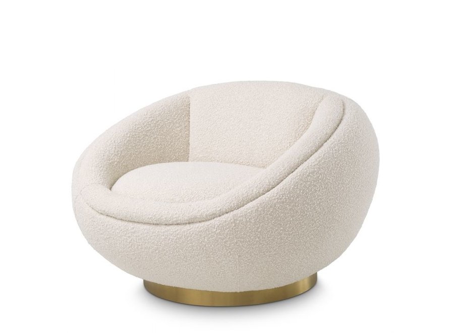 Chaise pivotante Bollinger- Bouclé cream