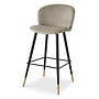 Bar stool 'Volante' - Roche beige velvet