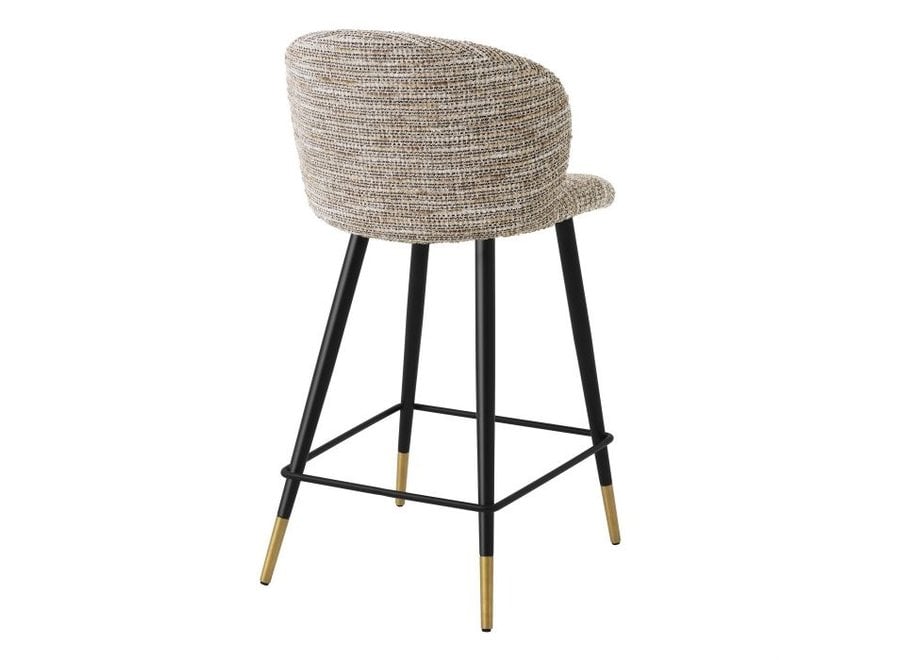 Tabouret de comptoir 'Volante' - Mademoiselle beige