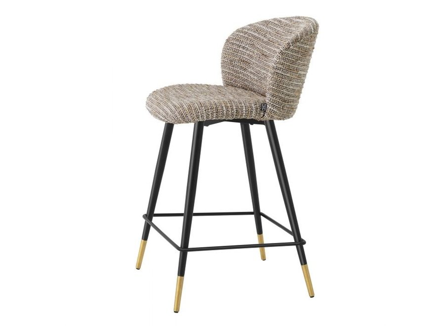 Tabouret de comptoir 'Volante' - Mademoiselle beige