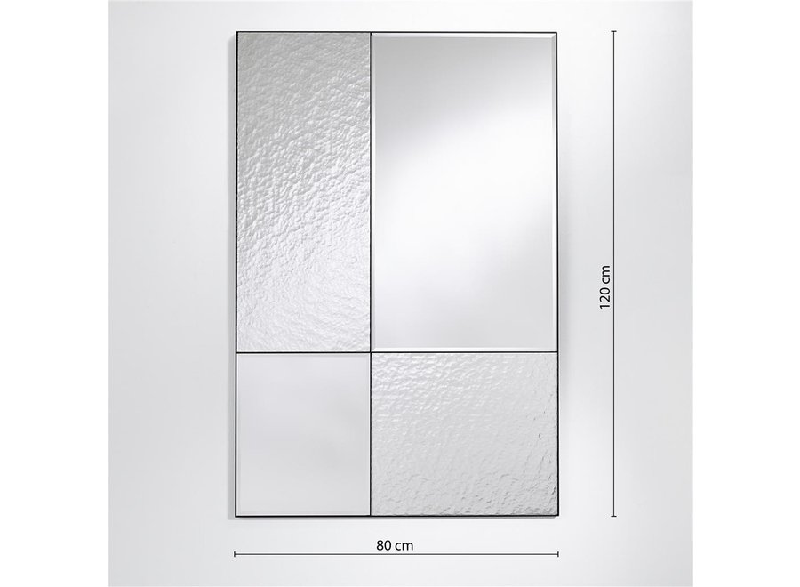 Miroir 'Finestra' Deco 80 x 120 cm