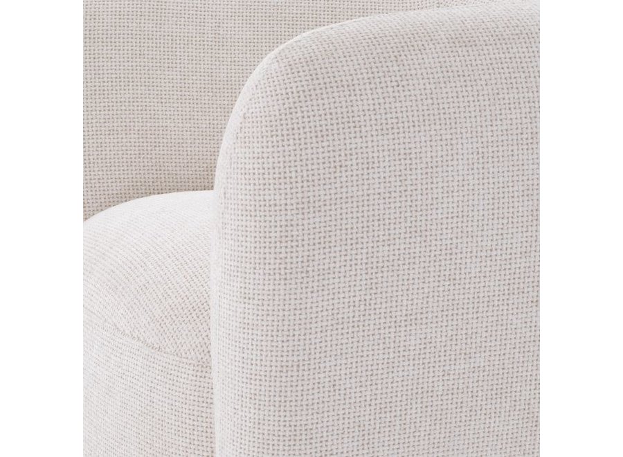 Swivel armchair 'Roxy' - Lyssa off-white