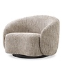 Draai Fauteuil 'Amore' - Mademoiselle beige