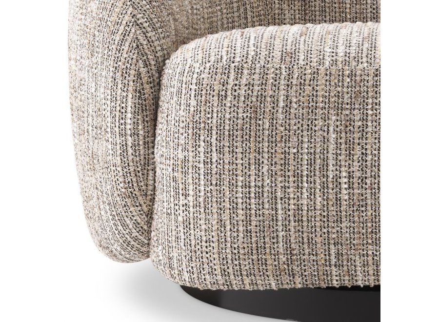 Swivel Chair 'Amore' - Mademoiselle beige