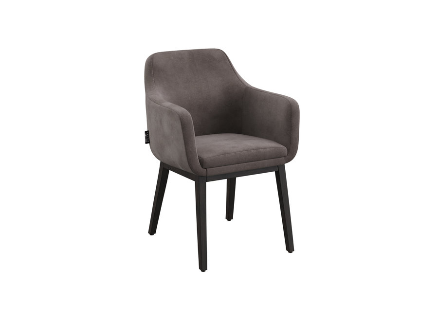 Dining chair 'Volvere' - Paris Fabric Ebony