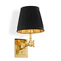 Wandlamp 'Wentworth' - Single - Gold/Black