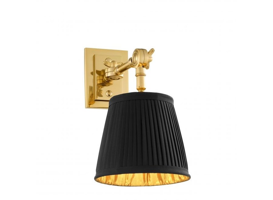 Lampe murale 'Wentworth'  - Single - Gold/Black