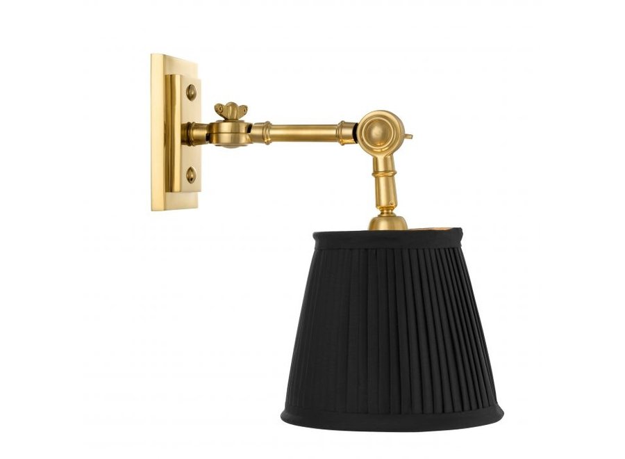 Lampe murale 'Wentworth'  - Single - Gold/Black