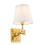 Wall lamp 'Wentworth'  - Single - Gold/White