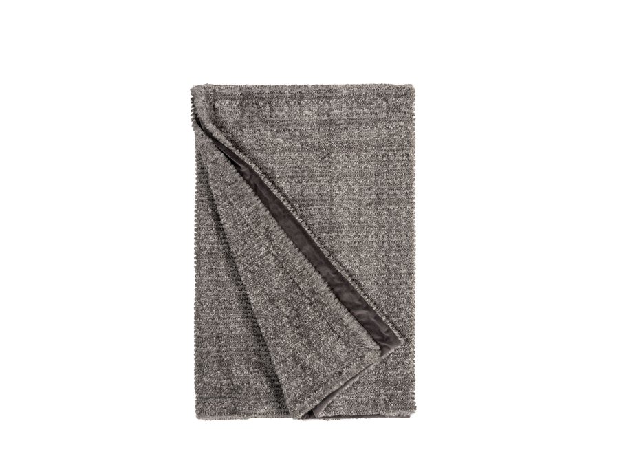 Plaid - Vicunya Carbon in size 140x200cm