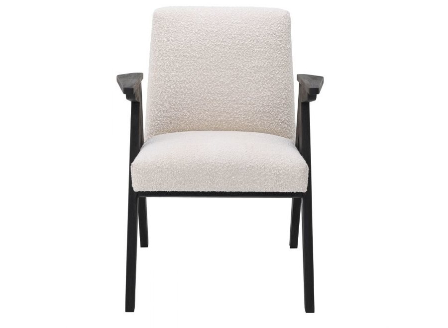 Dining room chair 'Bobo' - Bouclé cream