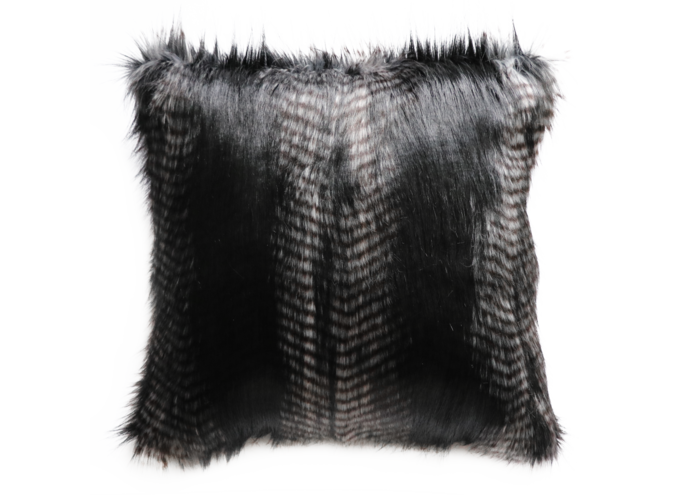 Coussin fourrure - Black Coyote