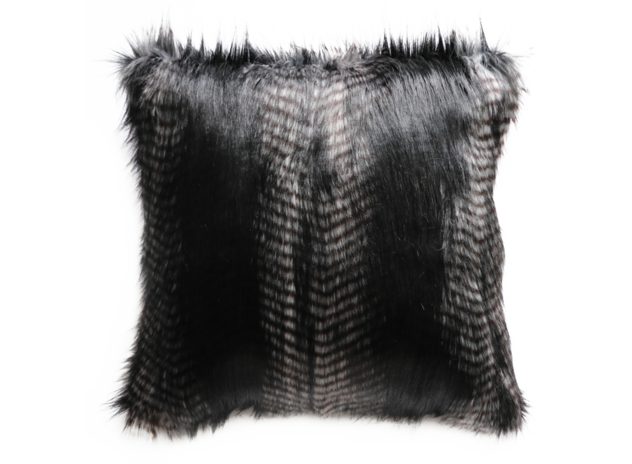 Coussin fourrure - Black Coyote