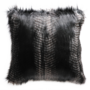 Fur cushion 'Black Coyote'