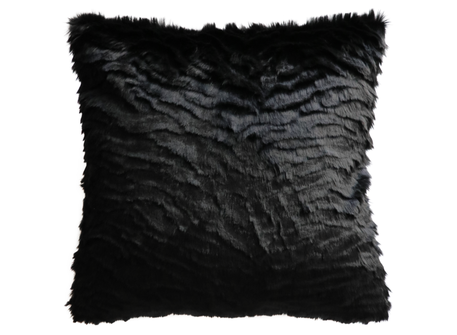 Fur cushion - Black Tiger