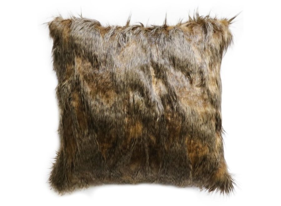 Coussin en fourrure 'Red Fox'