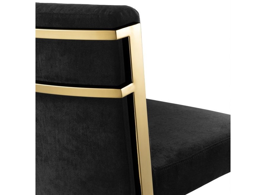 Chaise de comptoir 'Scott' - Gold