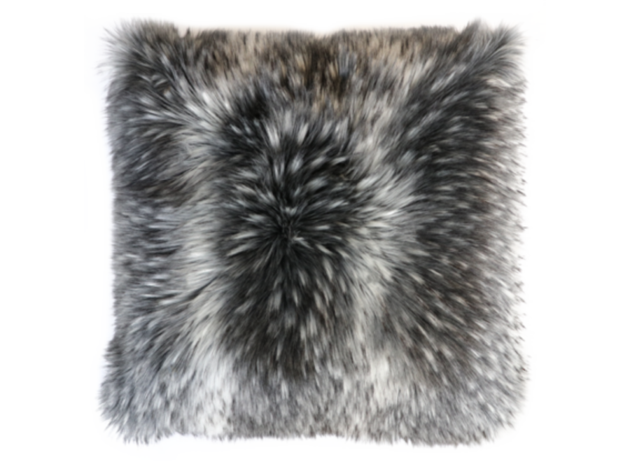 Coussin fourrure 'Alaskan Wolf'